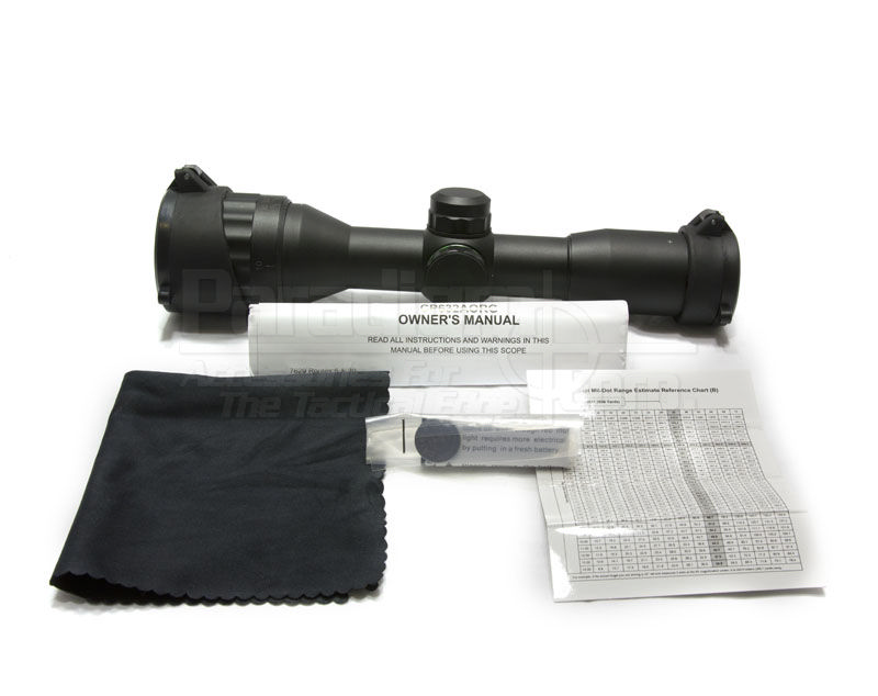 Field Sport 6x32 Compact Scope with Illuminated Mil-Dot Reticle - Click Image to Close